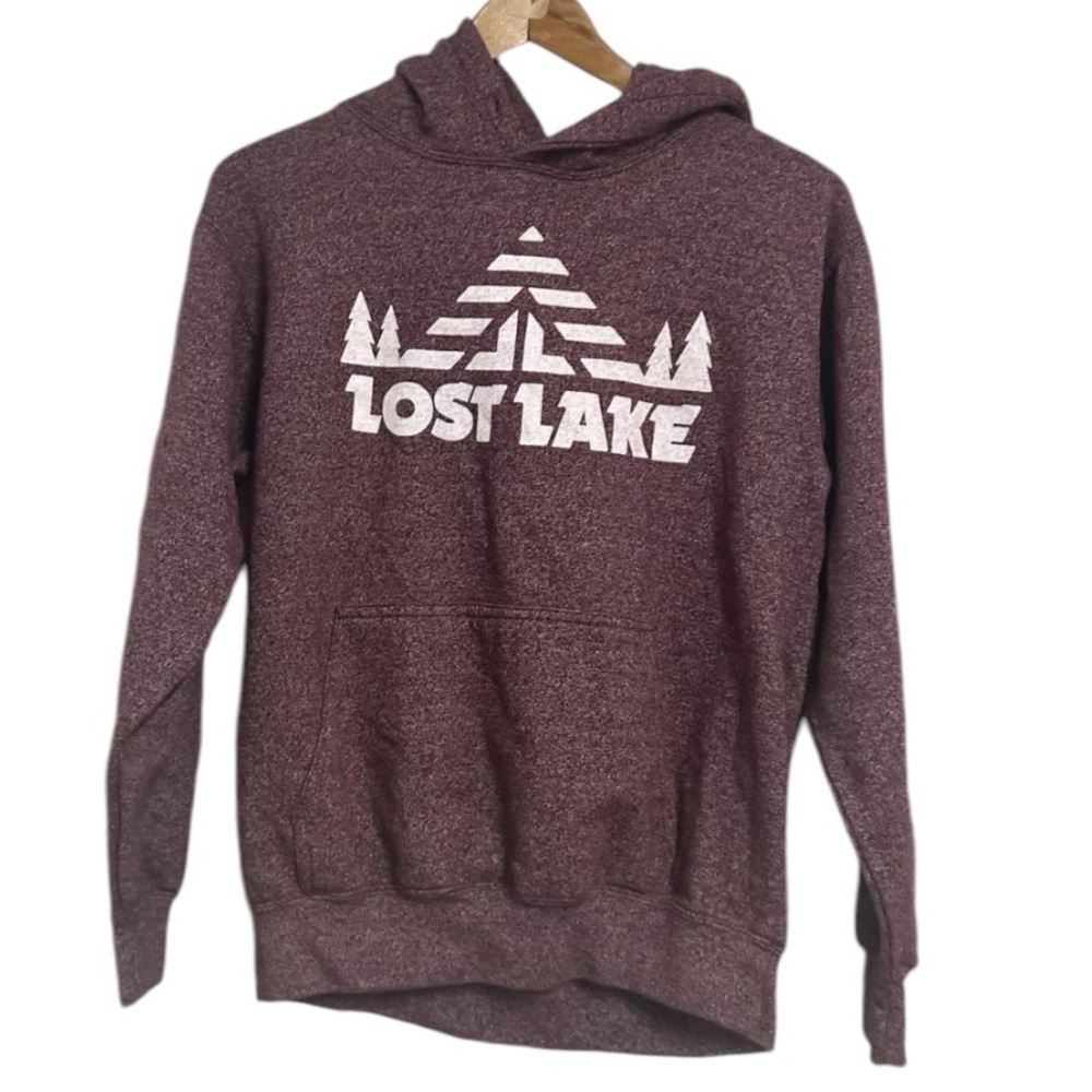 Ocean Beach Sportswear LOST LAKE Sweatshirt Hoodie Womens Size SMALL
